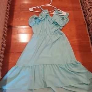 Cyan dress neve worn